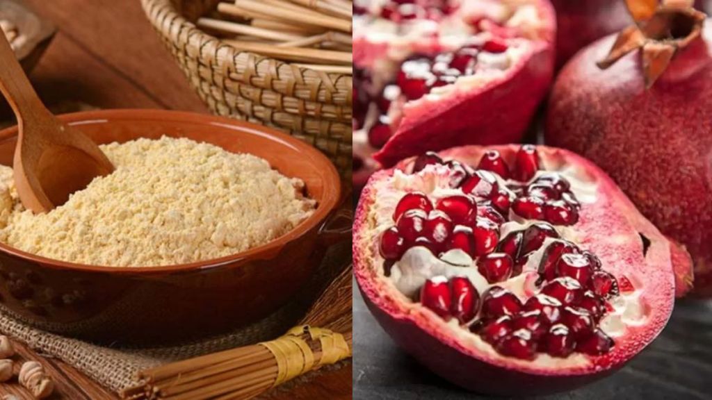 Besan and Pomegranate for Skin