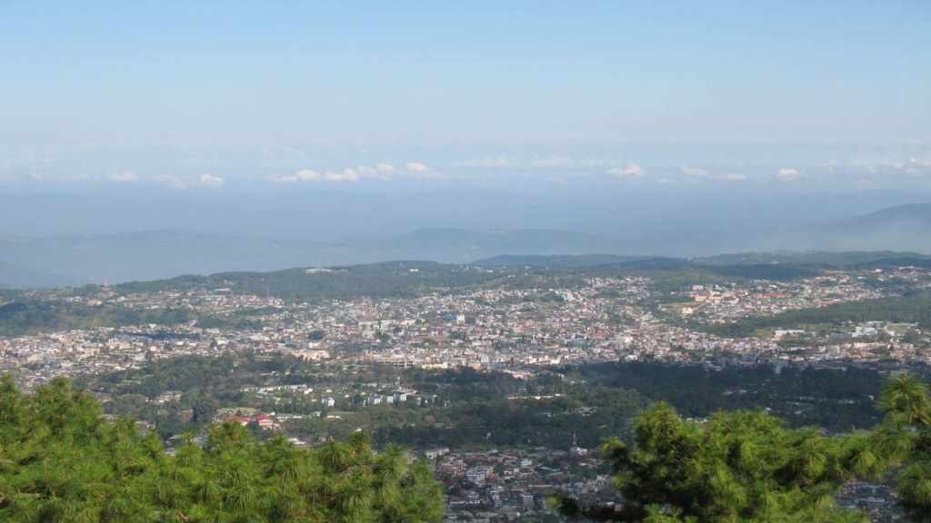 View of shillong