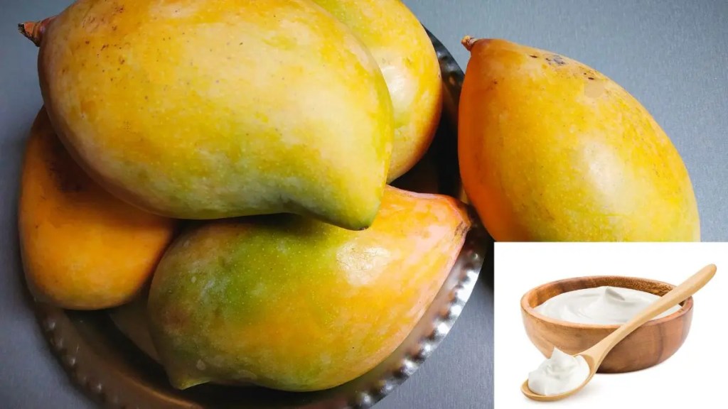 mango and curd facepack